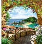 Casa si Gradina - Decoratiuni - Tapet - Fototapet, Poarta spre mare 5, 250 x 200 cm - Infinity.ro