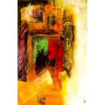 Casa si Gradina - Decoratiuni - Tapet - Fototapet, Pictura moderna abstracta, 150 x 205 cm - Infinity.ro