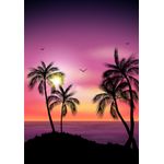 Casa si Gradina - Decoratiuni - Tapet - Fototapet, Palmieri 4, 150 x 205 cm - Infinity.ro
