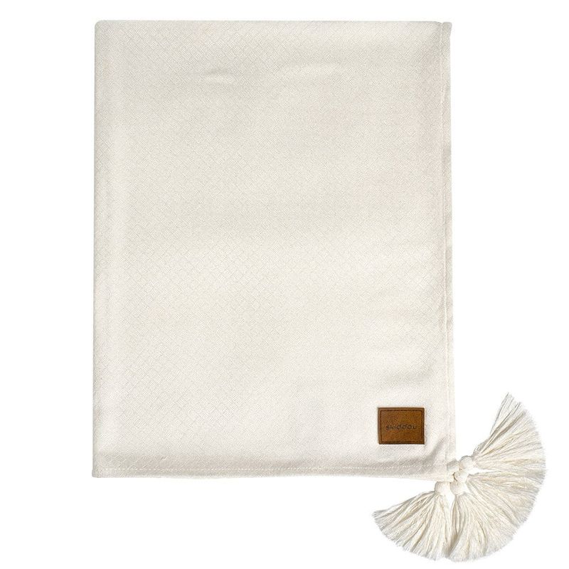 Casa si Gradina/Textile si covoare/Paturi si cuverturi/Paturici copii - Paturica nou nascut ane, Skiddou, 100% vascoza de bambus, crem, 80 x 100 cm - Infinity.ro