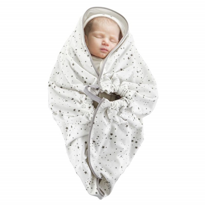 Casa si Gradina - Textile si covoare - Paturi si cuverturi - Paturici copii - Paturica cu sistem multifunctional BabyJem Carrier Alb pentru transport bebelusi - Infinity.ro