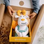 Jucarii, Copii si Bebe - Jucarii si jocuri - Jucarii de plus - Jucarie copii, Skiddou, ren de plus, 30 cm - Infinity.ro