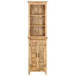 Casa si Gradina - Mobilier - Biblioteci si rafturi - Biblioteci - Biblioteca, 50 x 30 x 180 cm, lemn masiv de mango, Maro - Infinity.ro