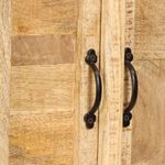 Casa si Gradina - Mobilier - Biblioteci si rafturi - Biblioteci - Biblioteca, 50 x 30 x 180 cm, lemn masiv de mango, Maro - Infinity.ro