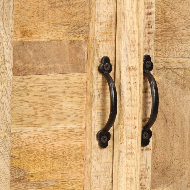 Casa si Gradina - Mobilier - Biblioteci si rafturi - Biblioteci - Biblioteca, 50 x 30 x 180 cm, lemn masiv de mango, Maro - Infinity.ro