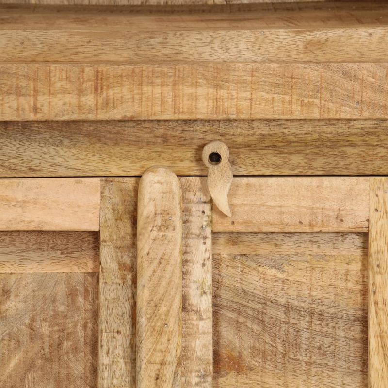 Casa si Gradina - Mobilier - Biblioteci si rafturi - Biblioteci - Biblioteca, 50 x 30 x 180 cm, lemn masiv de mango, Maro - Infinity.ro