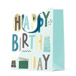 Market - Cadouri - Pungi cadou si accesorii - Punga cadou, Happy Birthday, 26 x 32 x 12 cm - Infinity.ro