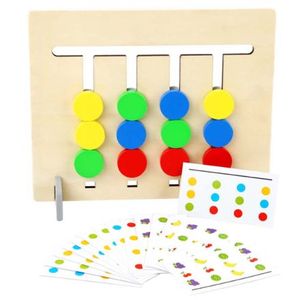 Joc Montessori, labirint asociere culori si fructe, 2 in 1