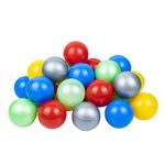 Jucarii, Copii si Bebe - Jucarii si jocuri - Jucarii & jocuri educative - Jucarii interactive - Set mingiute plastic, 100 buc - Infinity.ro