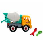 Jucarii, Copii si Bebe - Jucarii si jocuri - Vehicule si jucarii cu telecomanda - Utilaje constructie de jucarie - Betoniera demontabila, 22 x 10 x 17 cm - Infinity.ro