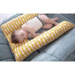 Casa si Gradina - Textile si covoare - Perne si pilote - Perne - Perna 3 in 1  babynest, pentru gravide si pentru alaptare in forma de U BabyJem, gri - Infinity.ro