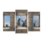 Casa si Gradina - Decoratiuni - Tablouri - Tablou multicanvas 3 piese Natura 15, 120 x 85 cm - Infinity.ro
