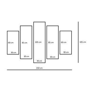 Tablou multicanvas 5 piese Auto 1, 150 x 105 cm