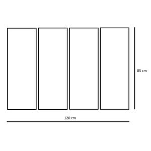 Tablou multicanvas 4 piese Flori 2, 120 x 85 cm