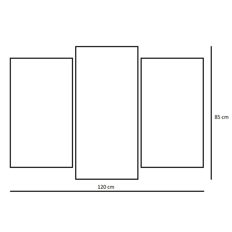 Casa si Gradina - Decoratiuni - Tablouri - Tablou multicanvas 3 piese Flori 10, 120 x 85 cm - Infinity.ro