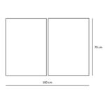 Casa si Gradina - Decoratiuni - Tablouri - Tablou multicanvas 2 piese Natura 20, 100 x 70 cm - Infinity.ro