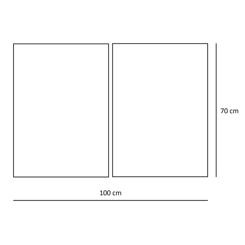 Casa si Gradina - Decoratiuni - Tablouri - Tablou multicanvas 2 piese Natura 20, 100 x 70 cm - Infinity.ro