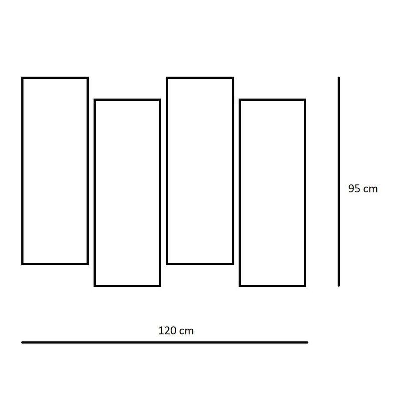 Casa si Gradina - Decoratiuni - Tablouri - Tablou multicanvas 4 piese Natura 3, 120 x 95 cm - Infinity.ro