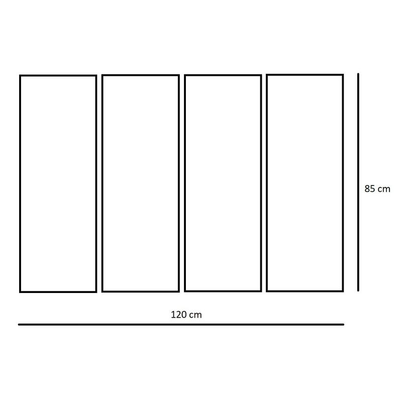 Casa si Gradina - Decoratiuni - Tablouri - Tablou multicanvas 4 piese Flori 13, 120 x 85 cm - Infinity.ro