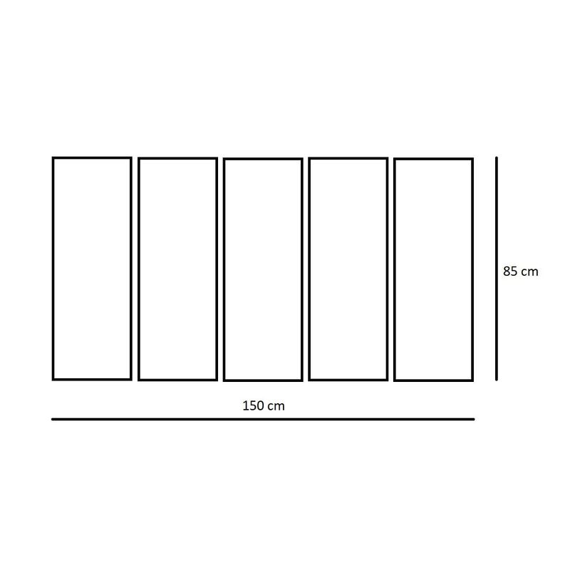 Casa si Gradina - Decoratiuni - Tablouri - Tablou multicanvas, 5 piese, City 1, 150 x 85 cm - Infinity.ro