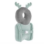 Jucarii, Copii si Bebe - Maternitate - Accesorii alaptare - Pernuta protectie spate si cap angel Wings Protect Deer BabyJem, roz - Infinity.ro