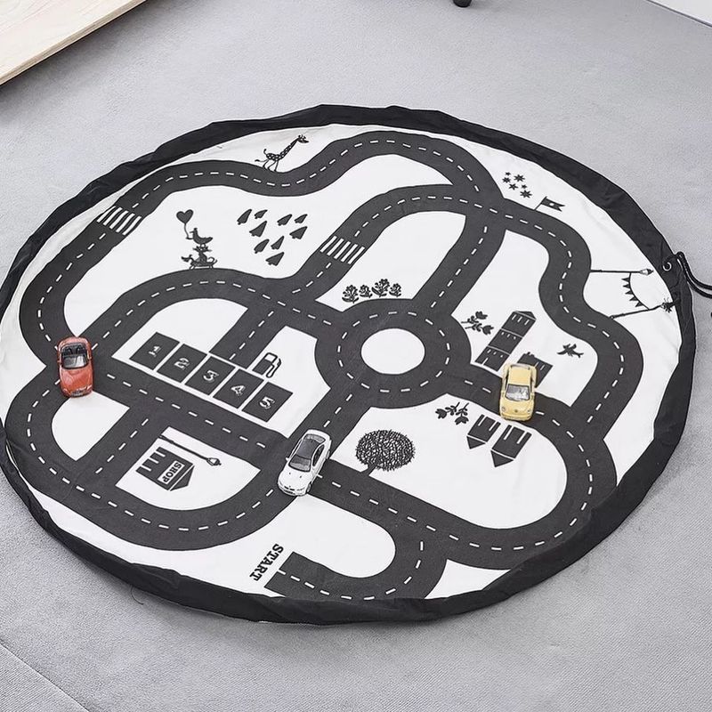 Casa si Gradina - Textile si covoare - Covoare - Covoare copii - Covoras de joaca si saculet de jucarii 2 in 1 - ROADMAP - Infinity.ro