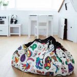 Casa si Gradina - Textile si covoare - Covoare - Covoare copii - Covoras de joaca si saculet de jucarii 2 in 1 - Toys - Coloreaza-ma - Infinity.ro