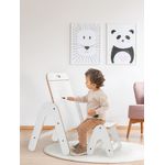 Casa si Gradina/Mobilier/Mobilier copii/Mobilier camera copiilor - Masuta si tabla 2 in 1 cu scaunel Massam MDF MamaToyz - Infinity.ro