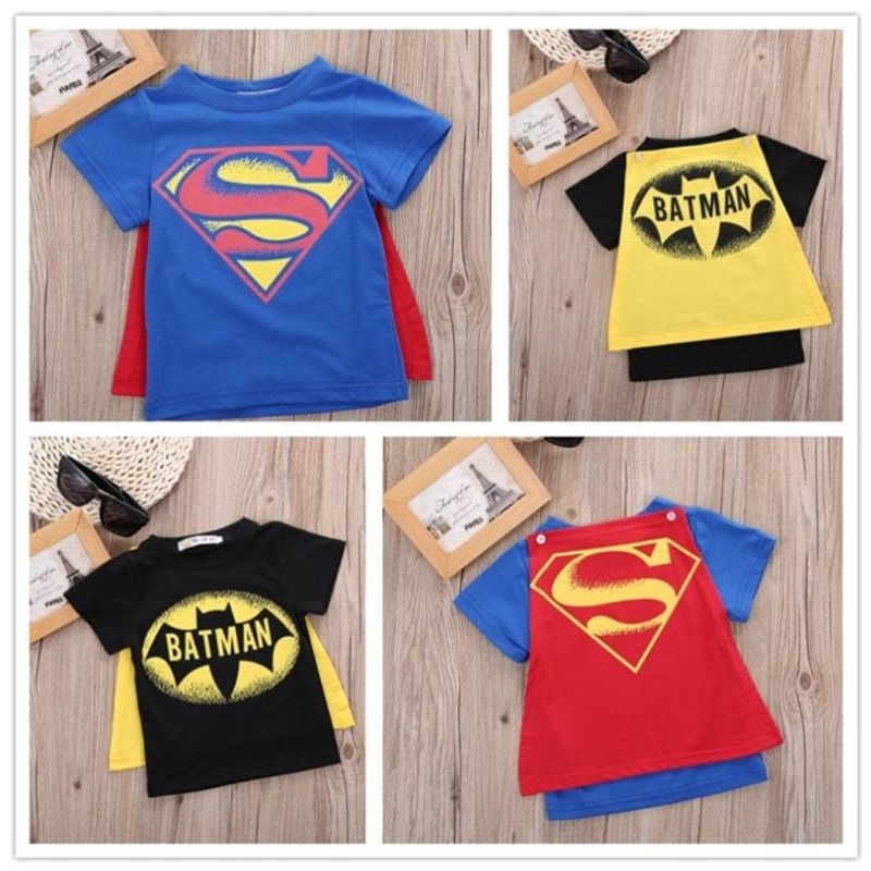 Fashion, accesorii si bijuterii - Copii - Imbracaminte copii - Tricouri copii - Tricou SuperErou, model Batman, marime 5 - Infinity.ro