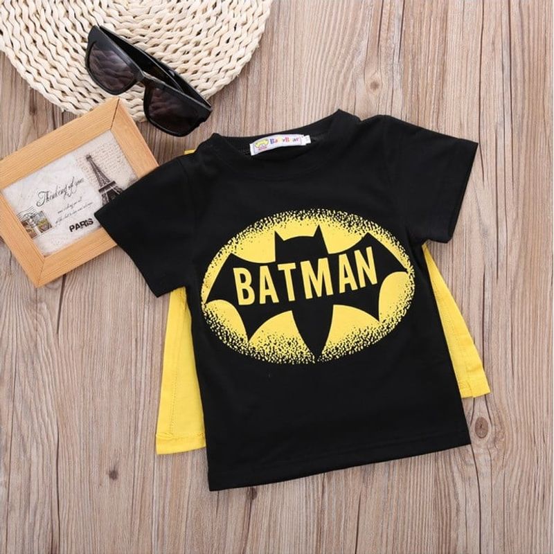 Fashion, accesorii si bijuterii - Copii - Imbracaminte copii - Tricouri copii - Tricou SuperErou, model Batman, marime 5 - Infinity.ro