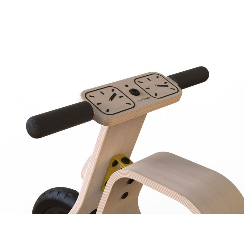 Jucarii, Copii si Bebe - Jucarii si jocuri - Jucarii de exterior - Masinute si vehicule pentru copii - Bicicleta din lemn natural fara pedale RideMe MamaToyz - Infinity.ro