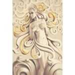 Casa si Gradina - Decoratiuni - Tablouri - Tablou canvas Zeita, marmura, chip femeie 3, 30 x 45 cm - Infinity.ro