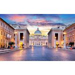 Casa si Gradina - Decoratiuni - Tablouri - Tablou canvas Vatican, rasarit de soare, 45 x 30 cm - Infinity.ro
