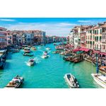 Casa si Gradina - Decoratiuni - Tablouri - Tablou canvas Venetia, Grand canal, barci, 45 x 30 cm - Infinity.ro