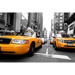 Casa si Gradina - Decoratiuni - Tablouri - Tablou canvas Times Square, New York, taxi galben, 90 x 60 cm - Infinity.ro