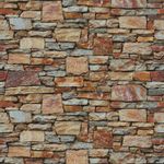 Casa si Gradina - Decoratiuni - Tapet - Fototapet de perete, autoadeziv si lavabil, Zid pietre diverse maro si gri, 400 x 250 cm - Infinity.ro