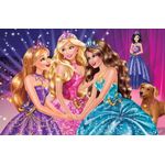 Casa si Gradina - Decoratiuni - Tapet - Fototapet de perete, autoadeziv si lavabil, Printesele Barbie, 400 x 250 cm - Infinity.ro