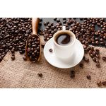Casa si Gradina - Decoratiuni - Tapet - Fototapet, autocolant, Compozitie 63 Ceasca si boabe de cafea, 400 x 250 cm - Infinity.ro