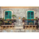 Casa si Gradina - Decoratiuni - Tapet - Fototapet, autocolant, Balcoane vintage, 400 x 250 cm - Infinity.ro