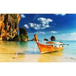 Casa si Gradina - Decoratiuni - Tapet - Fototapet de perete, autoadeziv si lavabil, Plaja in Thailanda, 300 x 250 cm - Infinity.ro
