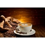 Casa si Gradina - Decoratiuni - Tapet - Fototapet, autocolant, Compozitie 62 Ceasca si boabe de cafea 3, 350 x 250 cm - Infinity.ro