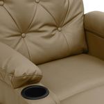 Ingrijire personala si Cosmetice - Sanatate si wellness - Articole wellness - Fotolii de masaj - Fotoliu de masaj rabatabil, cappuccino, piele ecologica - Infinity.ro