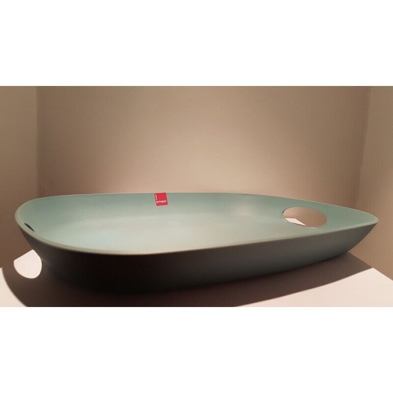 Casa si Gradina - Bucatarie si vesela - Ustensile bucatarie - Tavi servire - Tava Platou 36,5x47,5x5,5 cm PANGEA, verde salvie - Infinity.ro
