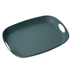 Casa si Gradina - Bucatarie si vesela - Ustensile bucatarie - Tavi servire - Tava Platou ReAMO 35,5x47,8x5,7 cm, teal - Infinity.ro