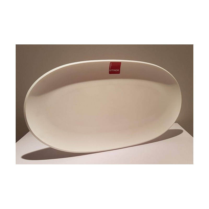 Casa si Gradina - Bucatarie si vesela - Vesela si tacamuri - Platouri de bucatarie - Platou 19x35,2x1,7 cm PANGEA, alb - Infinity.ro