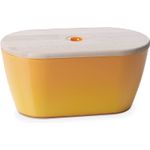 Casa si Gradina - Bucatarie si vesela - Organizare si depozitare bucatarie - Cutii alimentare - Cutie de paine Woody 34x19x17 cm, galben - Infinity.ro