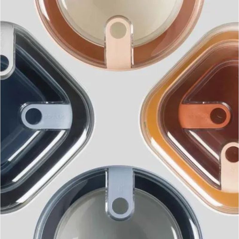 Casa si Gradina - Bucatarie si vesela - Organizare si depozitare bucatarie - Cutii alimentare - Set 3 cutii alimentare, Pull Box, 12x12x7,2 cm, 16x16x8,7 cm, 19,5x19,5x10,5 cm - Infinity.ro