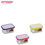 Casa si Gradina - Bucatarie si vesela - Organizare si depozitare bucatarie - Cutii alimentare - Cutie de conservare alimente Sanaliving 24 x 16,5x5 cm. 1L capac fucsia - Infinity.ro