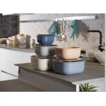 Casa si Gradina - Bucatarie si vesela - Organizare si depozitare bucatarie - Cutii alimentare - Cutie alimentara patrata, Pull Box, 19,5x19,5x10,5 cm.1 lt gri - Infinity.ro