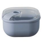 Casa si Gradina - Bucatarie si vesela - Organizare si depozitare bucatarie - Cutii alimentare - Cutie alimentara mica patrata Pull Box 12x12x7,2 cm.0,425 lt, albastru lila - Infinity.ro